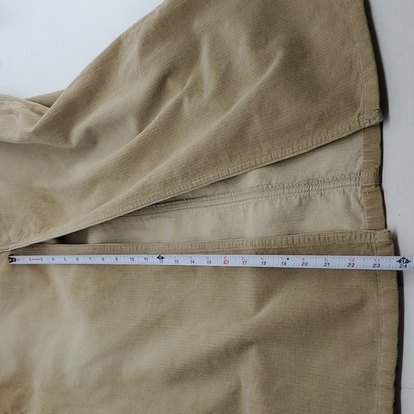 Couduroy Maxi Skirt Split Vintage 2001 With Tag size 11,32 Waist - Picture 14 of 16